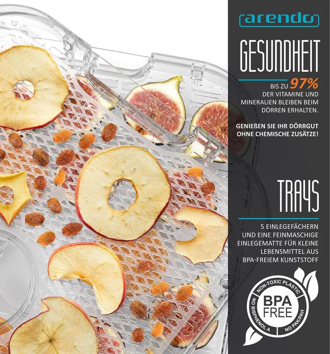 Produktbild Arendo Dörrautomat mit Temperaturregler