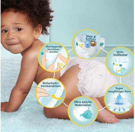 Produktbild Pampers Premium Protection (Gr. 7, Monatsbox, 128 Stück)