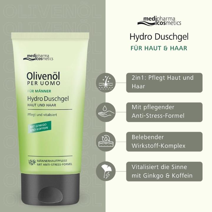 Produktbild Dr. Theiss OLIVENÖL PER UOMO Hydro Duschgel, 150 ml, 150 ml Duschgel (150 ml)
