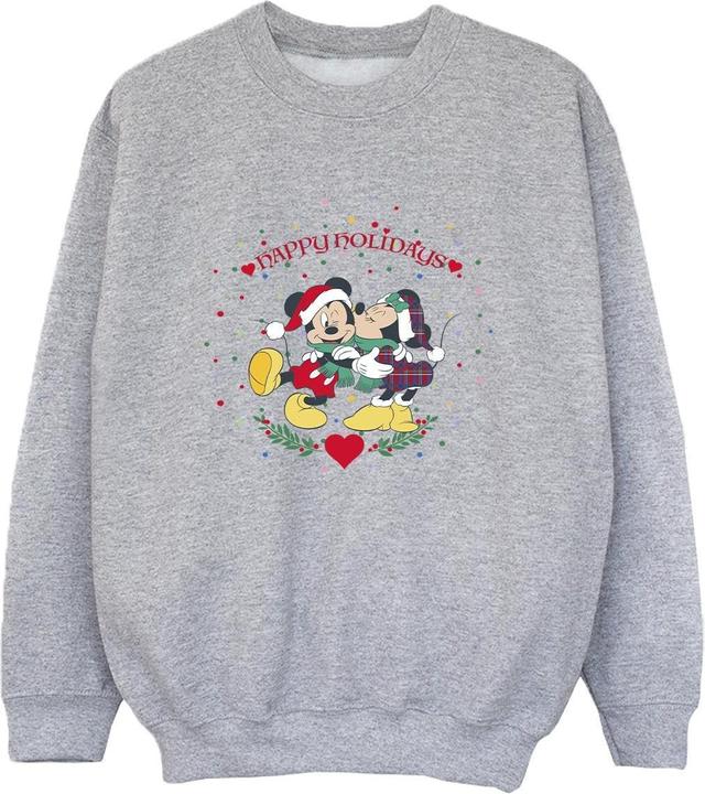 Actual product image Disney Boys Mickey Mouse Mickey Minnie Christmas Sweatshirt (140, 146)