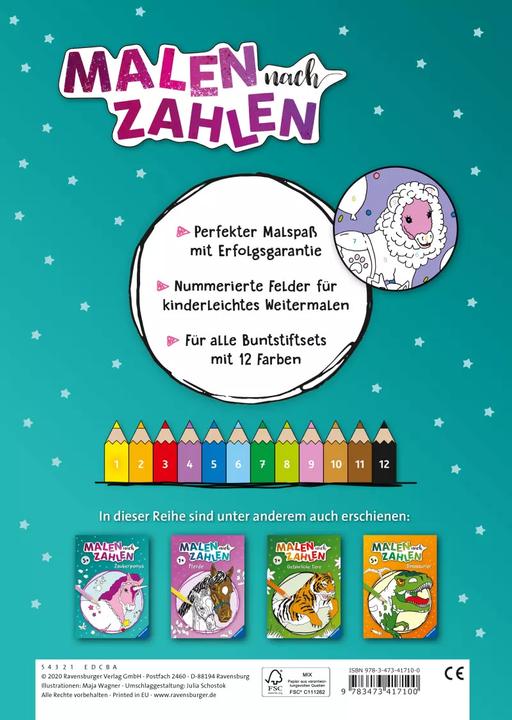 Produktbild Ravensburger Malen nach Zahlen: Zauberponys