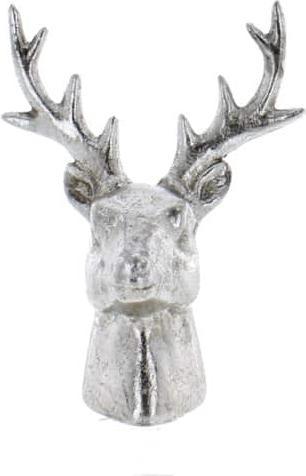 Produktbild MICA Living Hirschkopf silber - ca. 12 x 8 x 15 cm
