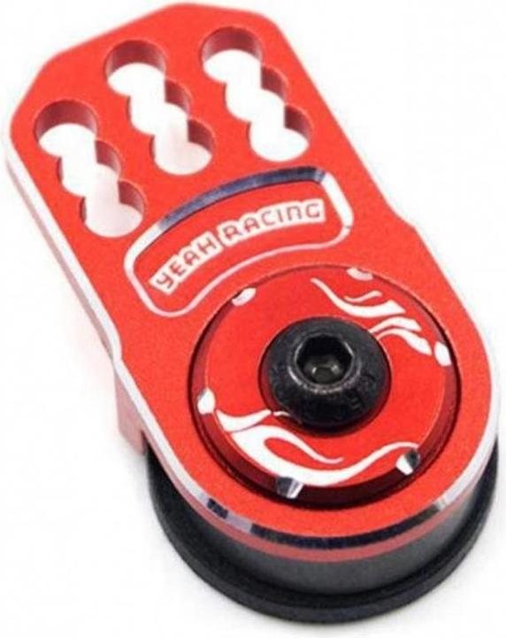 Yeah Racing Servo Saver Aluminum Plate Red