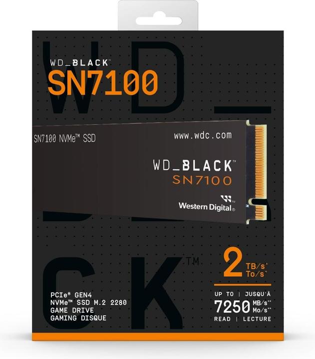 Image du produit WD Black SN7100 (2000 Go, M.2 2280)