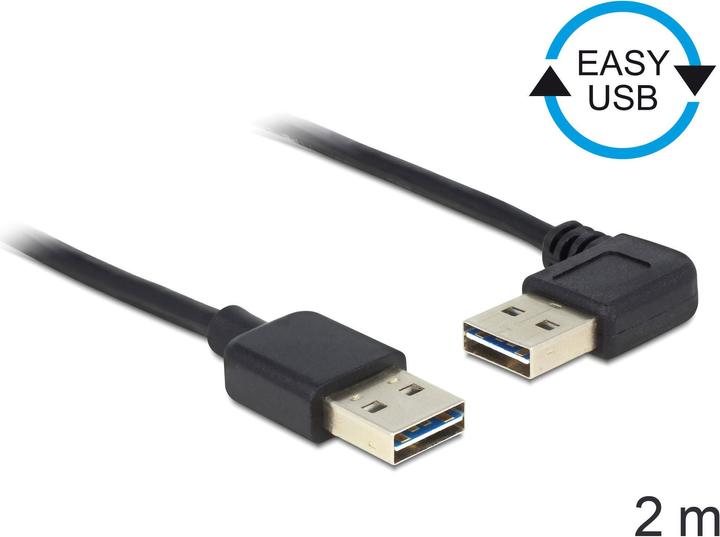 Actual product image Delock USB A – USB A (2 m, USB 2.0)