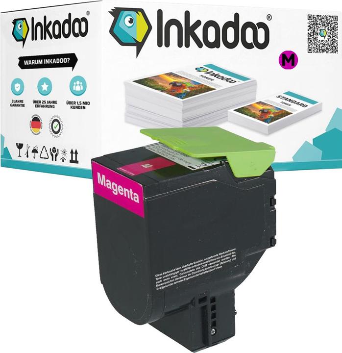 Image du produit Inkadoo Toner compatible avec Lexmark 24B6009 toner, magenta Magenta (M)