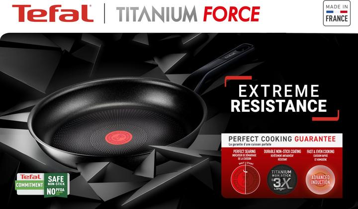 Immagine prodotto Tefal Padella TITANIUM FORCE 28cm (28 cm, Padella per friggere, Alluminio)