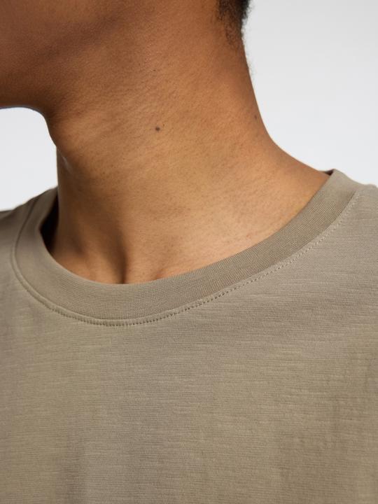 Actual product image Selected Homme Flame yarn cotton T-shirt (XXL)