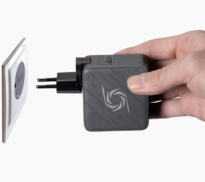 Actual product image AVerMedia Charging dock, Core GO (GC313) Black, 100W GaN, HDMI