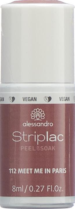 Produktbild Alessandro Striplac Peel or Soak Meet me in Paris 8 ml (112 Meet me in Paris, Abziehbarer Nagellack)