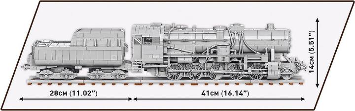 Actual product image Cobi War locomotive BR 52 / 2400 pcs.