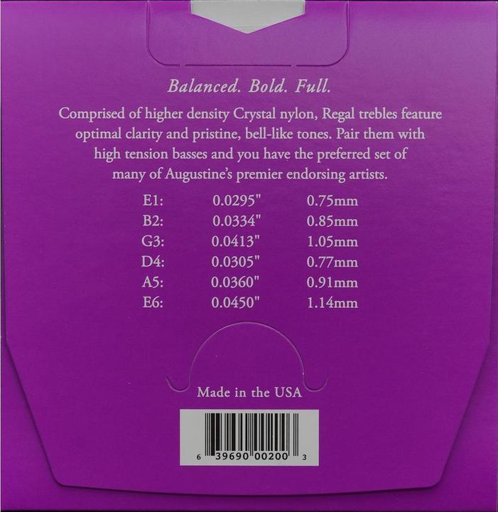 Immagine prodotto Augustine Rosso regale (6 x, Chitarra, 0.04")