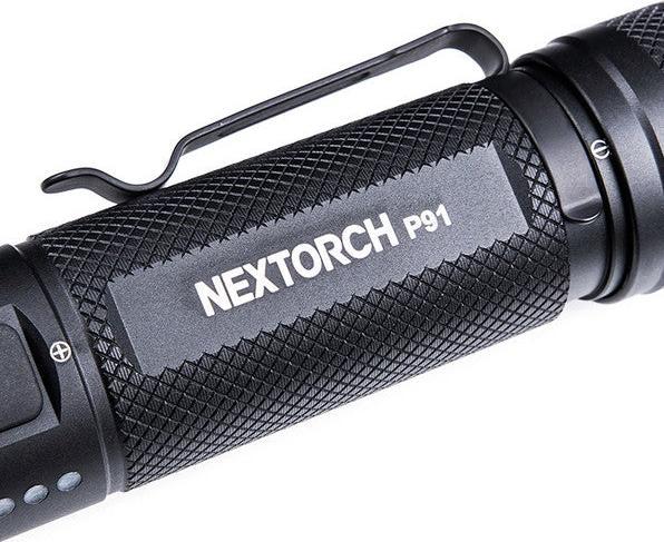 Produktbild Nextorch Taktische LED-Taschenlampe P91, 5'000 Lumen (inkl. Akku) (16 cm, 5000 lm)