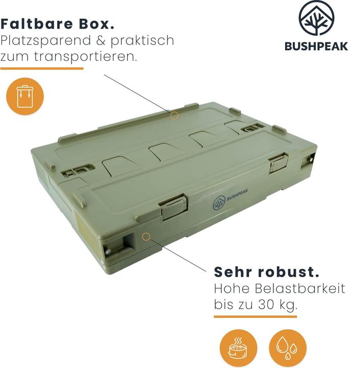 Produktbild Army Shop Faltbare Aufbewahrungsbox - Flexbox 50L (50 l)