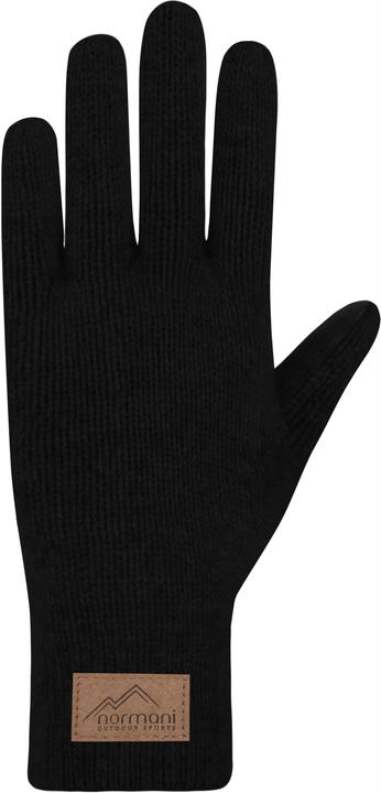 Actual product image Normani Damen Merino Strick-Fingerhandschuhe mit Schafleder „Nakara" - 9643 (7.5)