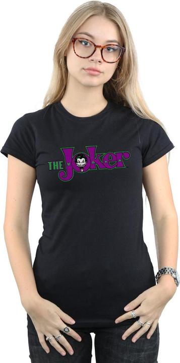 Actual product image Womens/Ladies The Joker Text Logo Cotton T-Shirt (XXL)