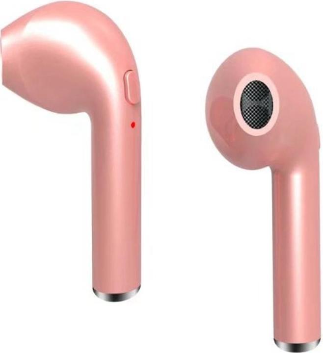 Actual product image PhoneLook Wireless headphones i7S TWS Bluetooth 4.2 incl. storage and charging case Gold Pink
