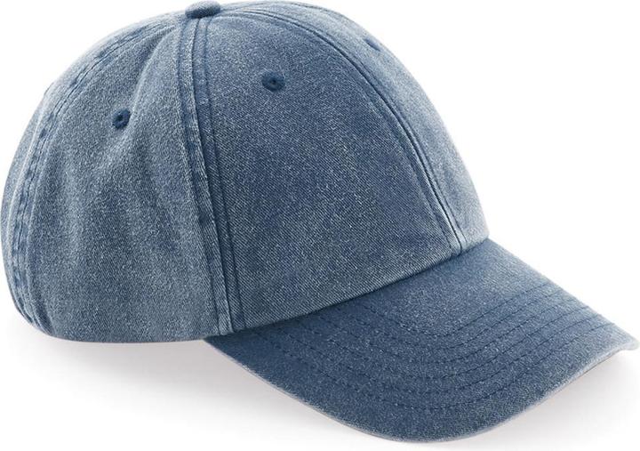 Produktbild Beechfield Vintage Denimlook Kappe (One Size)