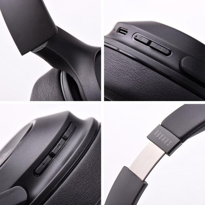 Immagine prodotto Doqaus Cuffie cablate cuffie wireless bluetooth FOCUS 5 nero (70 h, Senza fili)