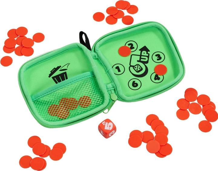 Actual product image Tomy Games 5 Up - Addictive Push Your Luck Dice Game - 2-4 Player Travel Games - Fun Family Games fo