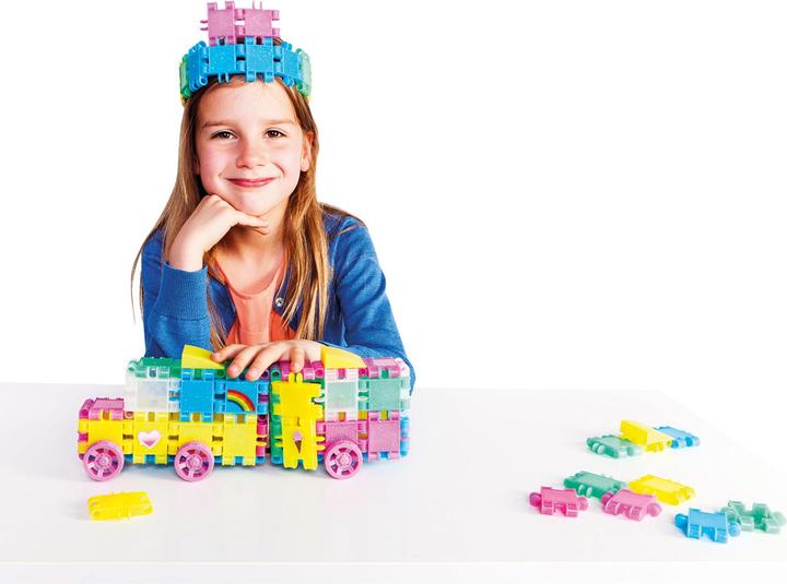 Actual product image Clics Building Blocks - Glitter Building Set 8in1