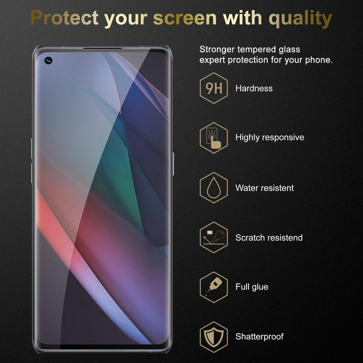 Produktbild Cadorabo Tempered Schutzglas (1 Stück, Oppo Find X3 Neo)
