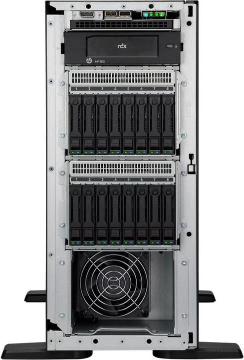 Actual product image HPE E ProLiant ML110 Gen11, 8U 8 Core, RDIMM 1R 4800 MT/s, 4xLFF, 1xPS, onb (Intel Xeon Bronze 3408U, 16 GB, Tower Server)