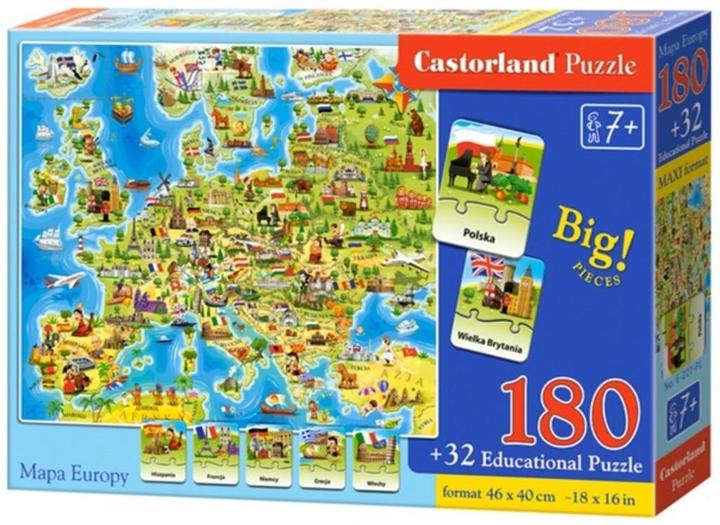 Immagine prodotto Castorland Mappa dell'Europa di Castor (180 pezzi)