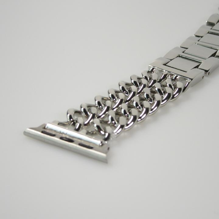 Produktbild PhoneLook Luxuriöses Edelstahl Armband mit unsichtbarem Verschluss (41 mm, 38 mm, 40 mm, Aluminium)