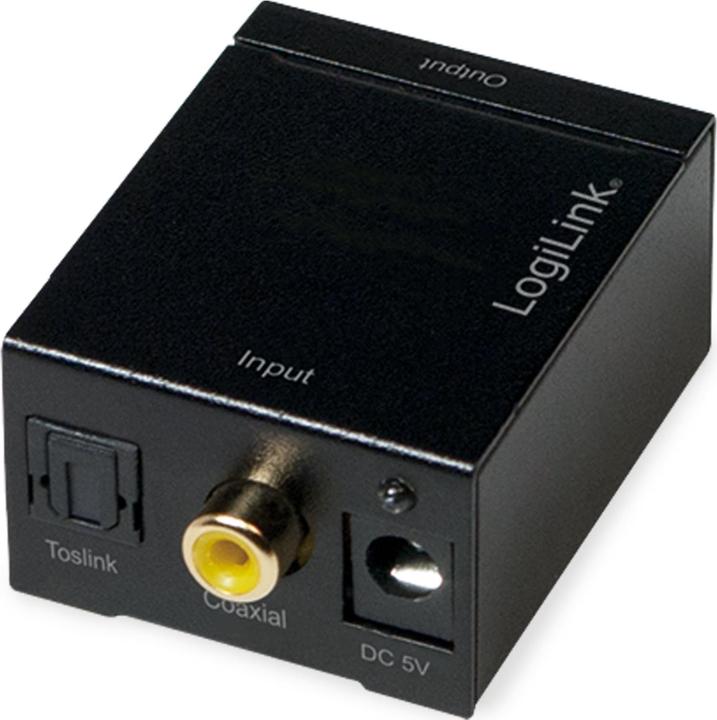 Actual product image LogiLink Coaxial and Toslink Adapter (Digital -> Analog)