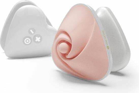 Actual product image Mystim Hearts Desire Lay-On Vibrator Rose