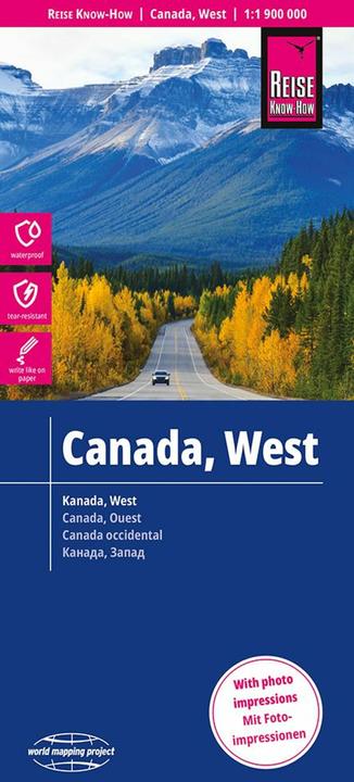 Produktbild Kanada West. 1:1'900'000