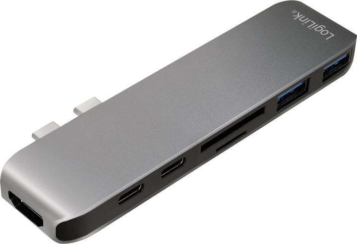Produktbild LogiLink USB 3.2 (Gen 1) Docking Station (USB-C, 7 Ports)