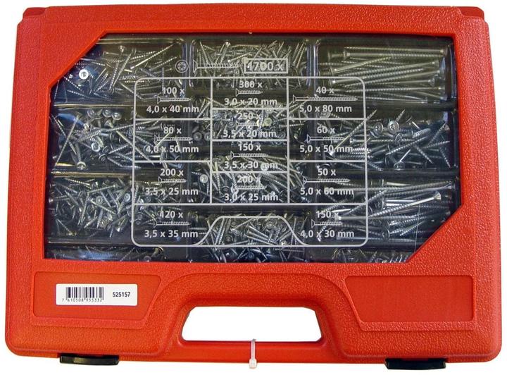 BestaPac Spanplattenschrauben Torx (1700 Schrauben pro Stück)