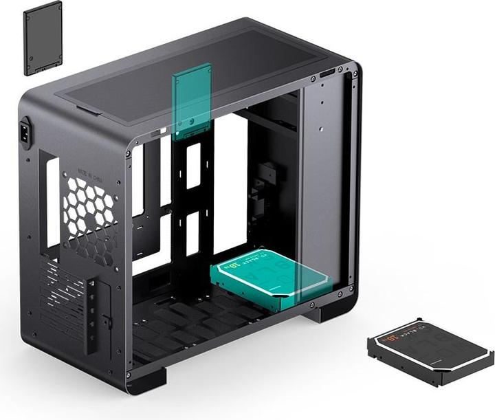 Image du produit Jonsbo U4 Mini Mesh Boîtier Micro-ATX (mATX, Mini-ITX)