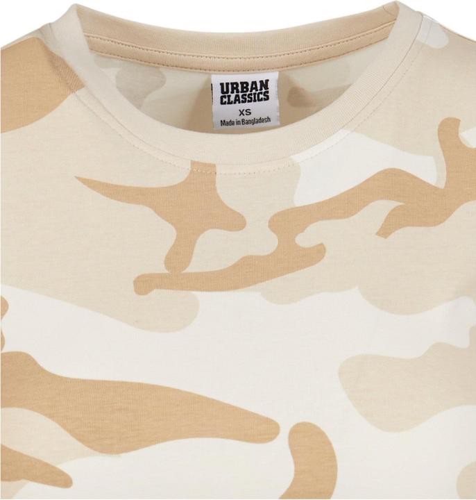 Actual product image Urban Classics Ladies Cropped Camo Tee - 137885 (L)