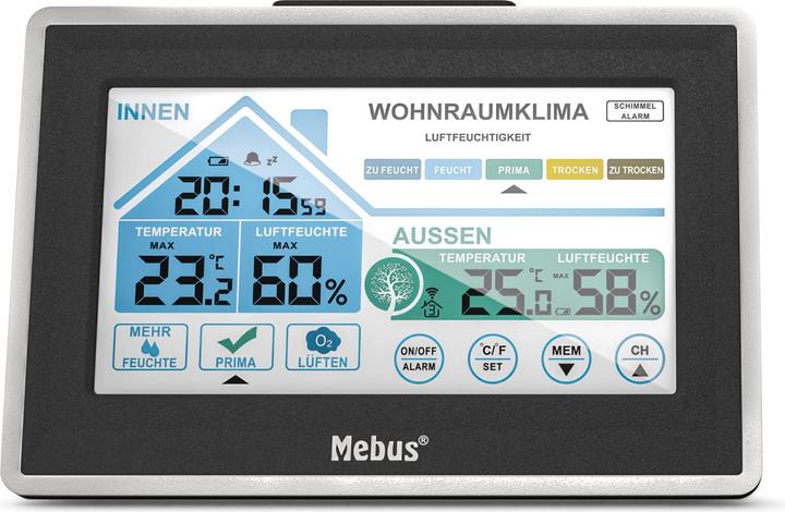 Produktbild Mebus 01026 Funk-Wetterstation