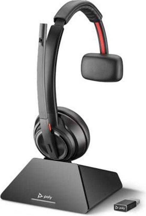 Produktbild Poly Savi 8210 UC Headset Wireless Handheld Office/Call center Bluetooth Black (Kabellos)