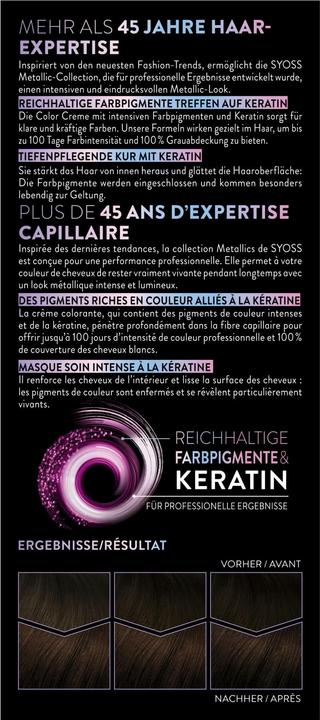 Image du produit Syoss Metallic Collection 3 89 Bronze Coffee (3_89 Bronze Coffee)