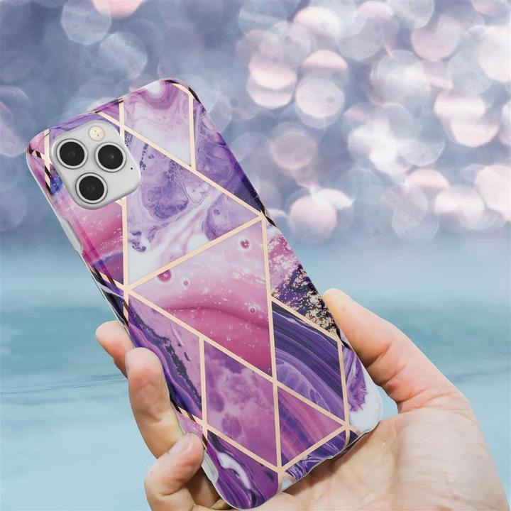 Immagine prodotto Cadorabo IMD TPU Colourful Marble Cover (Realme 12 Pro+, Apple iPhone 12)