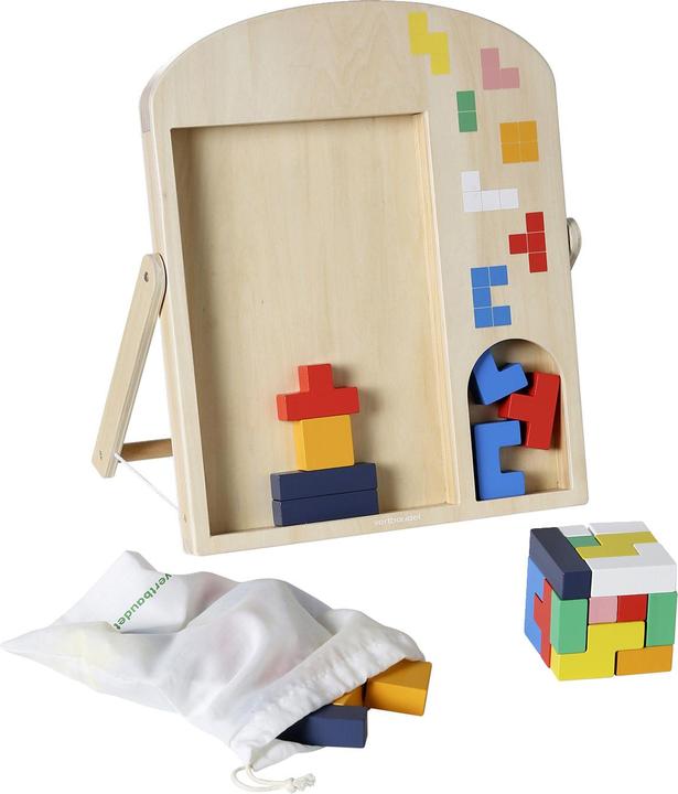 Produktbild Vertbaudet Buntes Kinder Konstruktionsspiel aus Holz FSC®