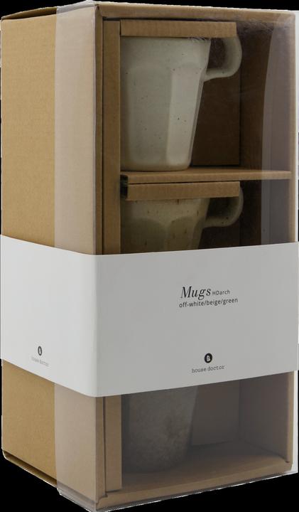 Immagine prodotto House Doctor Tazza, HDArch, bianco sporco/beige/verde (6090 ml, 1 x)