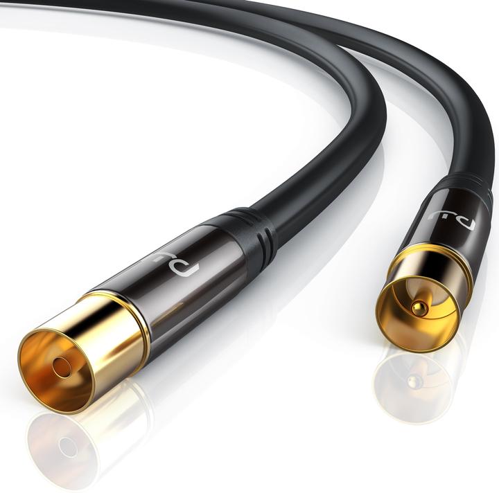 Produktbild Primewire Antennenkabel HDTV | Premium Koaxialkabel 135dB / 75 Ohm | FullHD / 4k Ultra HD | Fernsehkabel (85 dB, Antennenkabel)