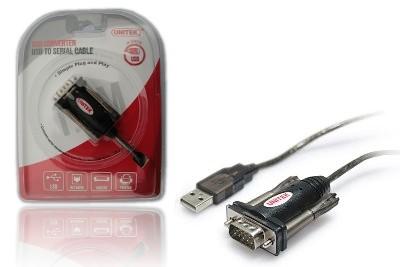 Actual product image Unitek Y-105A USB v. 1.1. DB9F/DB25M Black Cable interface/adapter (1.50 m)