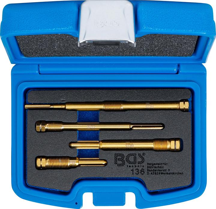 Image du produit BGS Jeu d’alésoirs pour alésages de bougies de préchauffage 4 pièces