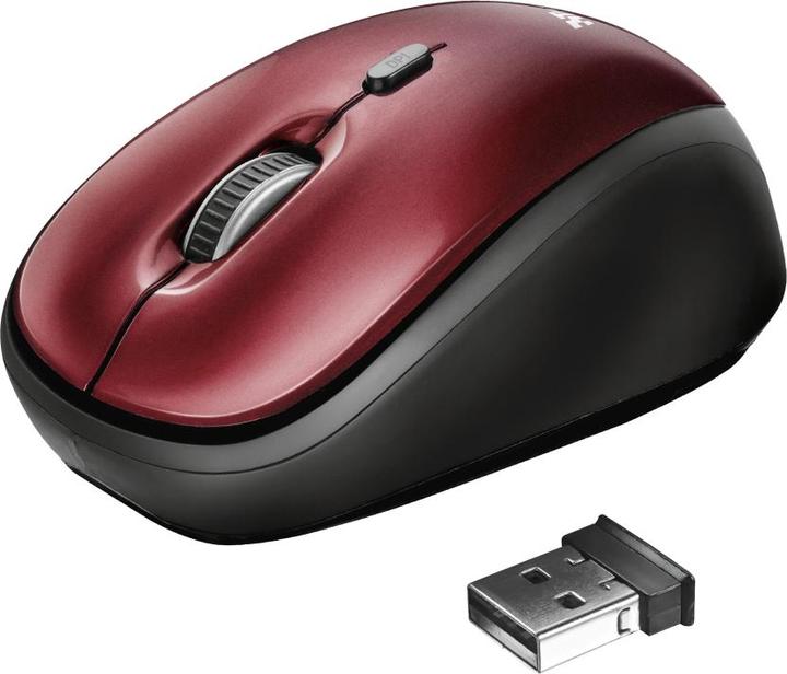 Actual product image Trust Yvi Wireless Mini Mouse red (Wireless)