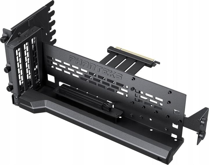 Phanteks Premium Vertikales GPU-Bracket + PCIe 4.0 x 16 Riser-Kabel, DRGB - 220 mm, schwarz