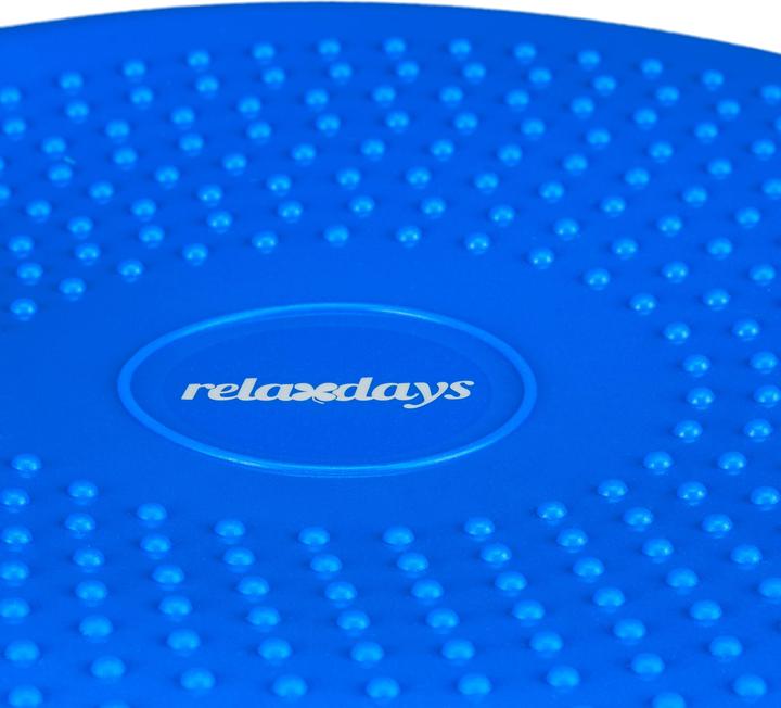 Image du produit Relaxdays Disque d'équilibre de 33 cm avec pompe à air