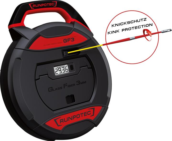 Immagine prodotto Runpotec RUNPO 10193 GF3 Asta in fibra di vetro Ã3mm-30m (30 m)