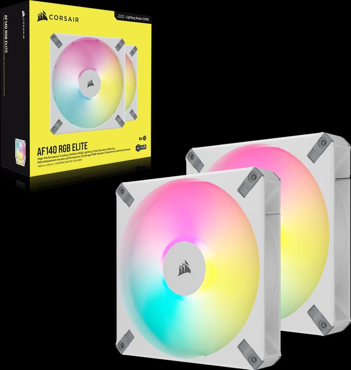 Actual product image Corsair AF140 RGB Elite (140 mm, 2 x)